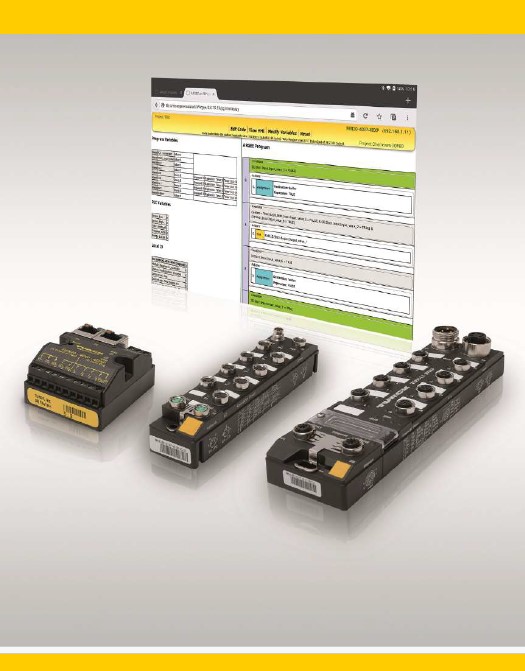 マルチプロトコル対応ブロック型リモートI/O　【TURCK】