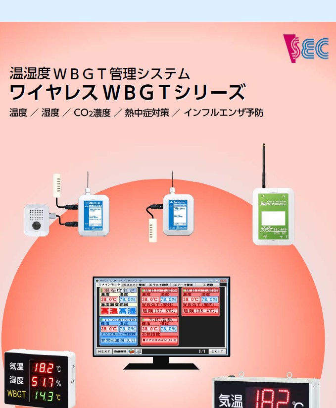 ワイヤレスWBGT管理システム